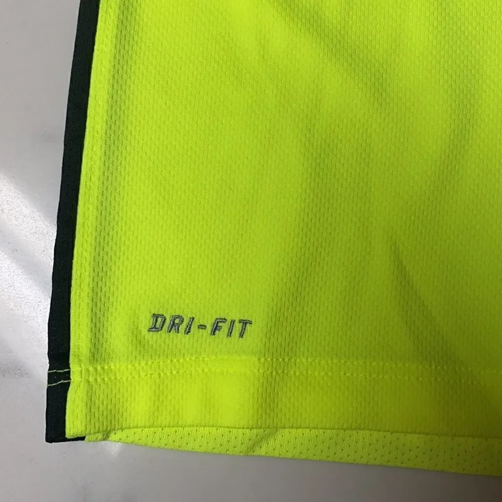 Nike Youth Unisex Soccer Shirt Size Medium NWT Neon Yellow with Black Accents